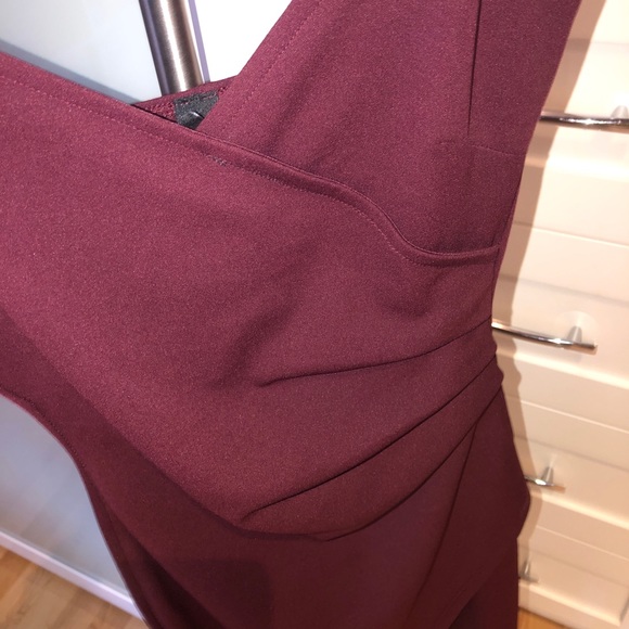 Windsor maroon dress - Picture 4 of 5